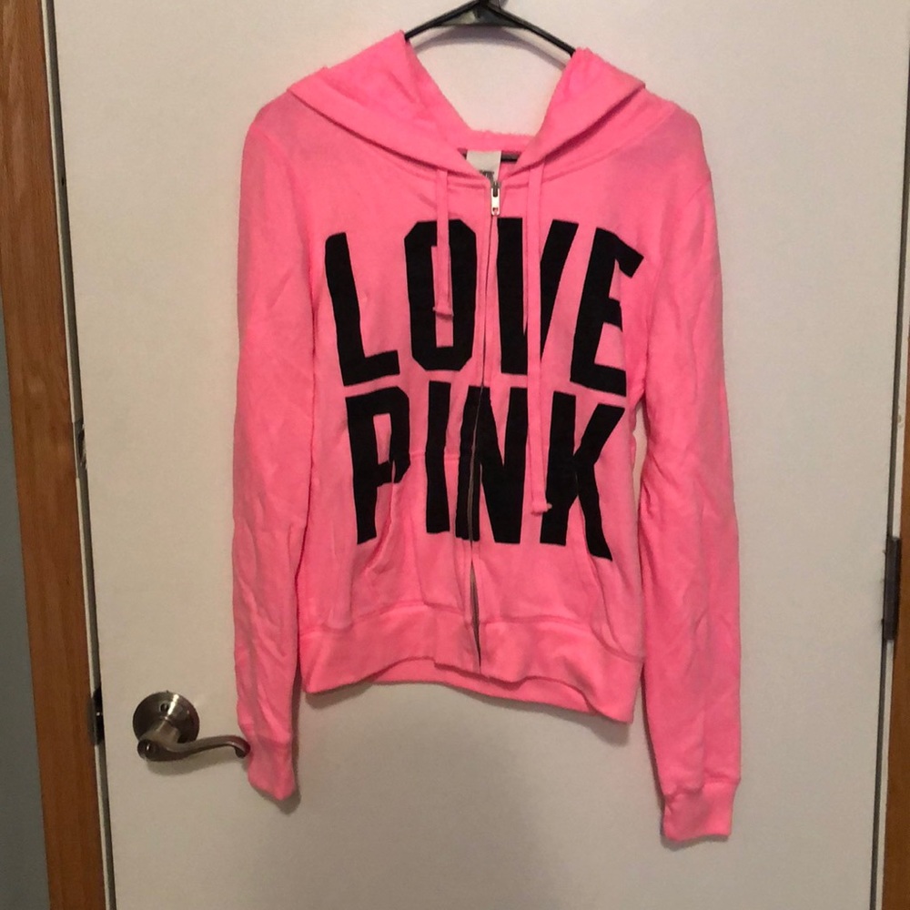 Victoria’s Secret PINK bubblegum pink hoodie